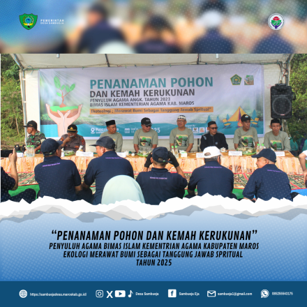 Pemerintah Desa Sambueja Bersama Penyuluh Agama Kemenag Maros Wujudkan Ekoteologi di Puncak Banga
